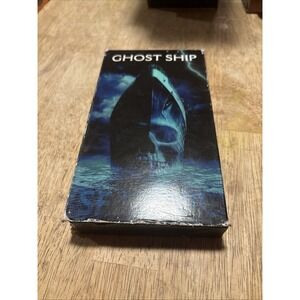 Ghost Ship VHS 2003 Warner Bros Horror Movie Blockbuster Video Ex Rental R Rated